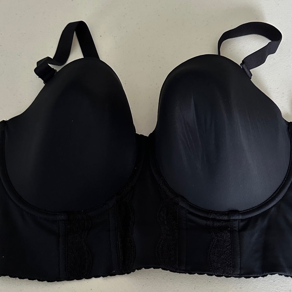 Sleek Black Padded Bra